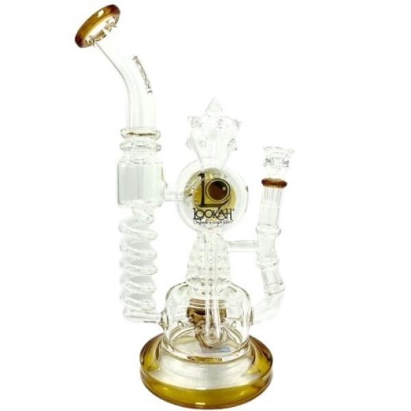 12.5" Lookah Glass Spiral Recycler Multi Percolator