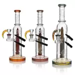 Eg Glass 12" Bullet Perc Water Pipe