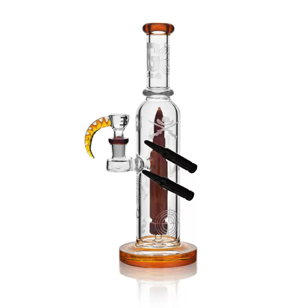 Eg Glass 12" Bullet Perc Water Pipe