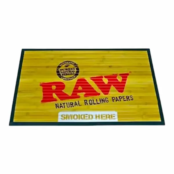 RAW - NOVELTY - DOOR MAT - 30 X 18 - 1CT - BAMBOO