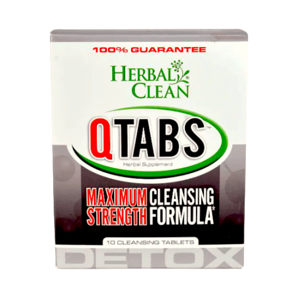 HERBAL CLEAN - Q TABS - DETOX - 10CT/BX