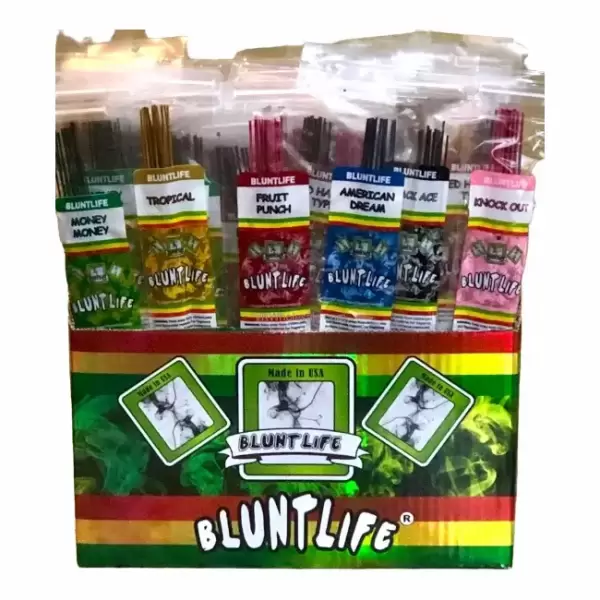 BLUNT LIFE - FRAGRANCE - INCENSE - 12"/CT - 10CT/PK - 72PK/BX - ASSORTED FRAGRANCE - SMALL