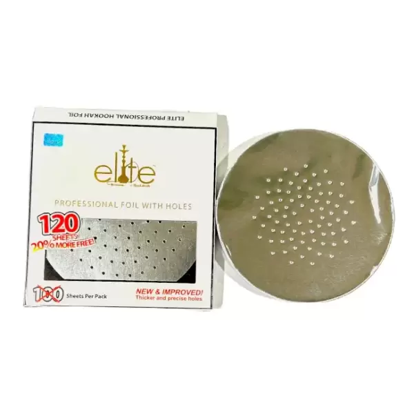 ELITE - HOOKAH ACC - FOIL - PROFESSIONAL - 120CT/PK - 1CT