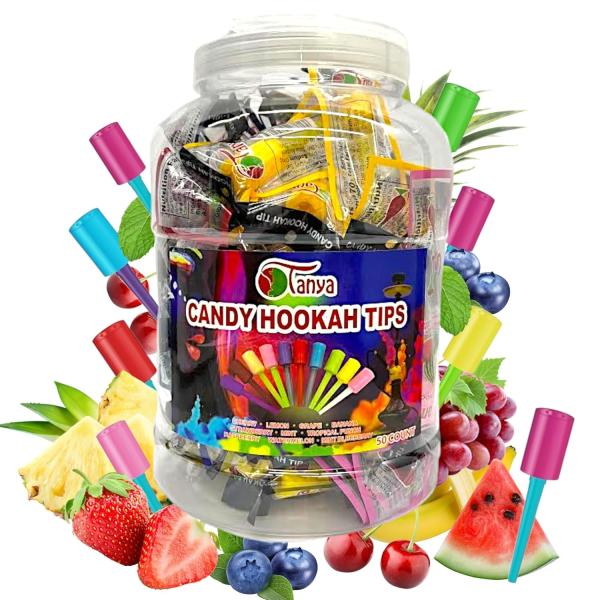 Tanya Hookah Candy Tips 50ct